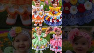 Beautiful baby girl crochet frock designs#shorts#short#shortsfeed #shortsviral #crochet #viral