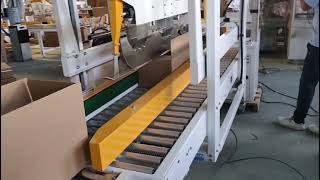 Automatic Carton Box Forming Machine Pick And Place Case Erector easy to operate