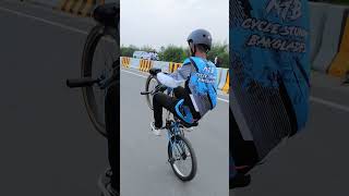 Unbelievable Wheelie 😱 | Non gear Cycle #nssowrab #shorts #viralshorts