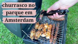 churrasco no parque em Amsterdam e maior parque de skate da Holanda: nosso domingo | Talita Ramos