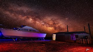 Milky Way, Comet Neowise and Supermoon nightscapes by Jim Baugh filmed on the Eastern Shore