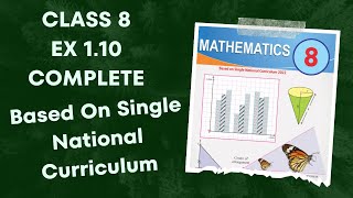 Class 8 Ex 1.10 Complete | Based On Single National curriculum