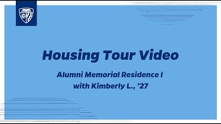 Housing Tour: AMR I with Kimberly L., '27