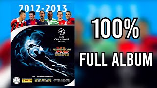 Panini Full Sticker Album Champions League 2012-2013 Adrenalyn XL 100% - COMPLETE, LLENO, COMPLETO