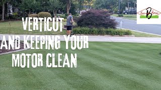 Verticutting and Protecting Your Mower from Fungus