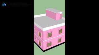 3 Bedroom Duplex House  Design ৩ বেডরুমের বাড়ির ডিজাইন