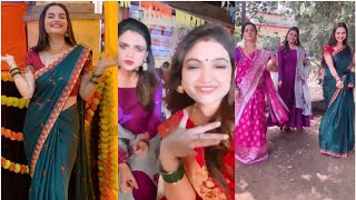 Roja Serial upcoming episode shooting spot updates | Roja & Anu reels | Pooja, Anu and Yaso dance