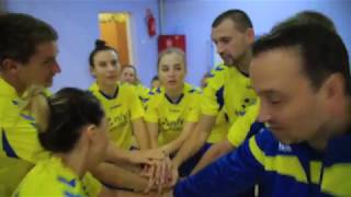 Ukrainian korfball team in Serock