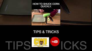 SHUCK CORN TIP #cookingtips #cooking