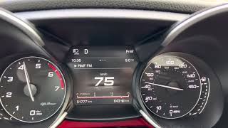 Alfa Romeo Giulia Q4 2.0T 280HP 0-140 km/h Acceleration