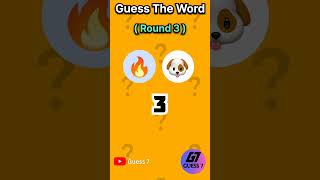 Guess The Word By Emoji #2 #shorts #shortsfeed  #guess  #funny