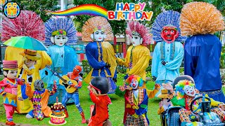 MUSIC NEW🔴HAPPY BIRTHDAY🟡ONDEL ONDEL berPESTA RIA BERSAMA BADUT ULANG TAHUN🟢