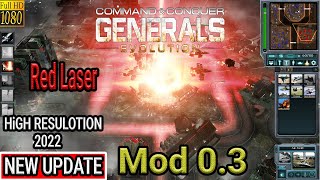 This is Why We Still Play Generals on 2022|Generals Evolution mod 0.3 Gameplay USA Laser [1080p]