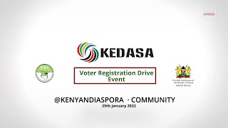 VOTER REGISTRATION DRIVE EVENT THAT TOOK PLACE ON THE 29TH OF JANUARY 2022