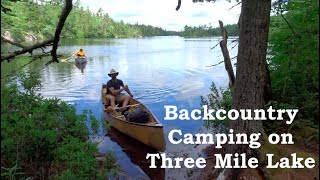 Backcountry Camping on Three Mile Lake