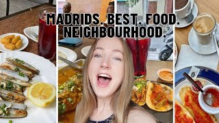 International FOOD TOUR in Madrid! Spanish, Indian, Senegalese, Mexican| Lavapiés Neighbourhood Food