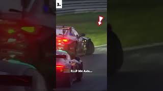 BMW M4 Breaks Wheel Axle At 24h Nürburgring 2023 (Crash/Fail Compilation) #racing #germancars