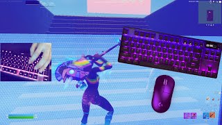 Steelseries Apex Pro TKL Keyboard 🤩 Satisfying ASMR😴 Fortnite Creative Gameplay🏆4K Smooth 450+FPS