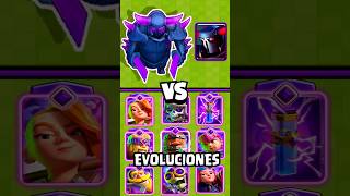 NUEVO PEKKA MEJORADO vs TODAS LAS CARTAS EVOLUCIONADAS | #clashroyale