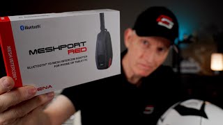 Recording Audio on Motorcycle Group Rides Just Got Easier with Sena Meshport Red