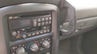 2001-2005 Pontiac Aztek Aztec Radio and Radio Bezel Removal