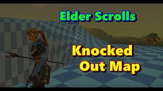 Elder Scrolls Bug - Both knocked Outside The Dungeon Map By The Enemy, So Funny