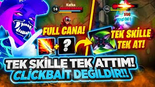 TEK SKİLLE TEK ATAN AKALİ! CLİCKBAİT DEĞİLDİR! SADECE E SKİLLİYLE TEK ATTIM! @shimawr