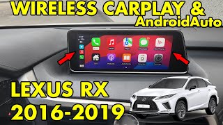 Wireless CarPlay and AndroidAuto in Lexus RX 2016, 2017, 2018 and 2019 model years