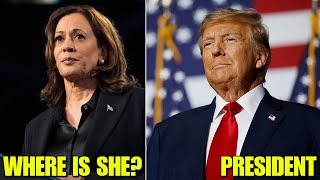 "No show" - Kamala Harris does not speak to Supporters - Trump Wins Election Again