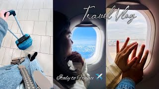 Italy to France Travel Vlog 🇮🇹✈️🇫🇷