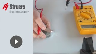 Lectropol-5: Electrolytic metallographic preparation of small and irregular metal samples