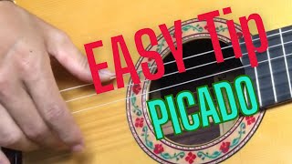 Easy Flamenco: Tip on picado strings crossing