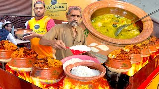 AMAZING POT BIRYANI MAKING & RECIPE | MUTTON BIRYANI COOKING IN CLAYPOT - TRADITIONAL MATKA BIRYANI