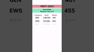 Neet-2023 BHMS Round 1 Cut-off Categories wise #neetresult #neet2023cutoff #neetcouncelling