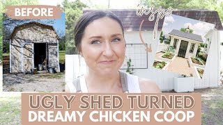 SHED MAKEOVER | Dream Potting Shed/Chicken Coop Part 1 | FARMHOUSE LIVING