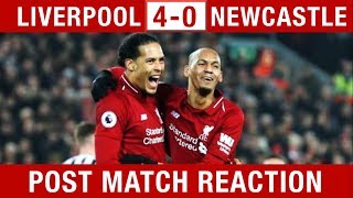 "WE ARE UNSTOPPABLE!" Liverpool 4-0 Newcastle Fan Reaction #LIVNEW