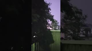 Thunderstorm in Ottawa ⛈️⛈️عاصفة رعديه