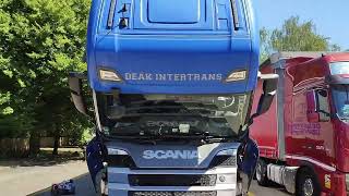 Kamionos bajban.Eltünt 40 liter motorolaj a SCANIA ból?!,🇨🇭#scania #povtruckdriving #truck ,