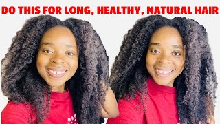 HOW TO CREATE A HEALTHY NATURAL HAIR CARE REGIMEN + ANNOUNCEMENT!!!