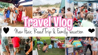 NEW HAIR, ROAD TRIP & VISITING FAMILY || WE'RE IN VIRGINIA BEACH! VACATIONING BACK HOME 2023