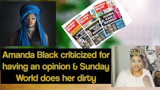 Amanda Black done wrong by Sunday World