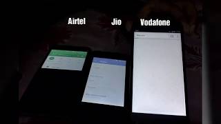 Speed Test (Airtel vs Jio vs Vodafone)