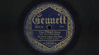 "Four O'Clock Blues" - Ted Claire Snappy Bits Band (1923) f/ Charles A. Matson