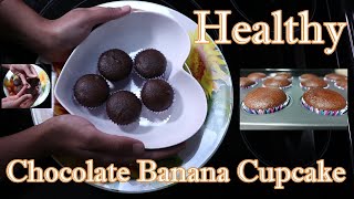 Soft and Spongy Chocolate Banana Cupcake recipe| #shorts|Perfect Eggless Chocolate Cupcake|YGBSWorld