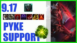 Pyke Support Ranked Challenger Build 9.17 - KR Challenger