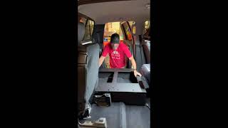 Toyota Tundra Access Cab 2.5 Gen. 2014-2021 Goose Gear Second Row Seat Delete Install Video