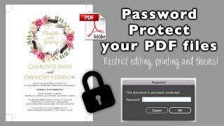 How to password protect PDF files | Secure your PDF documents | Eternal Stationery