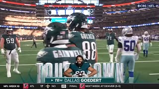 Hurts To Goedert For An Eagles TD - EAGLES vs COWBOYS - 2024-25 NFL SEASON WEEK 10