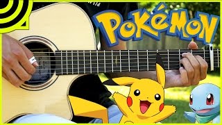 Pokemon (Theme Song) - Acoustic Guitar Cover w/ TABS - Albert Gyorfi