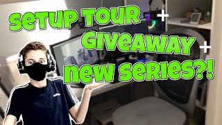 7k subscriber SETUP TOUR + giveaway + new series?!?!?!